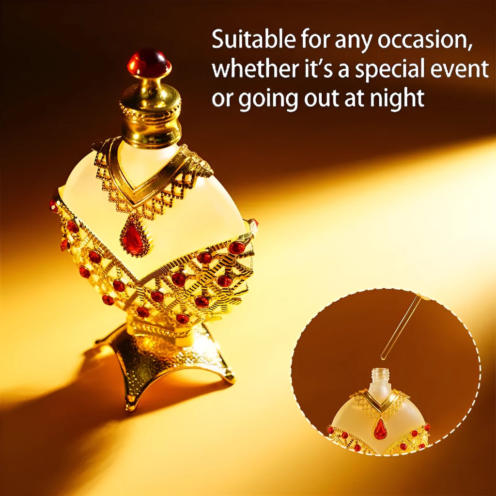 Concentrated perfume oil in decorative glass bottle, 12ml or 35ml, floral fragrance