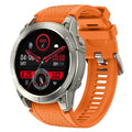 S53 Outdoor GPS Sports Call Smart Watch in black with 1.43-inch touch screen