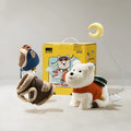 Babycare West Highland gift box set with plush toy puppy dog and two outfits for baby birthday present