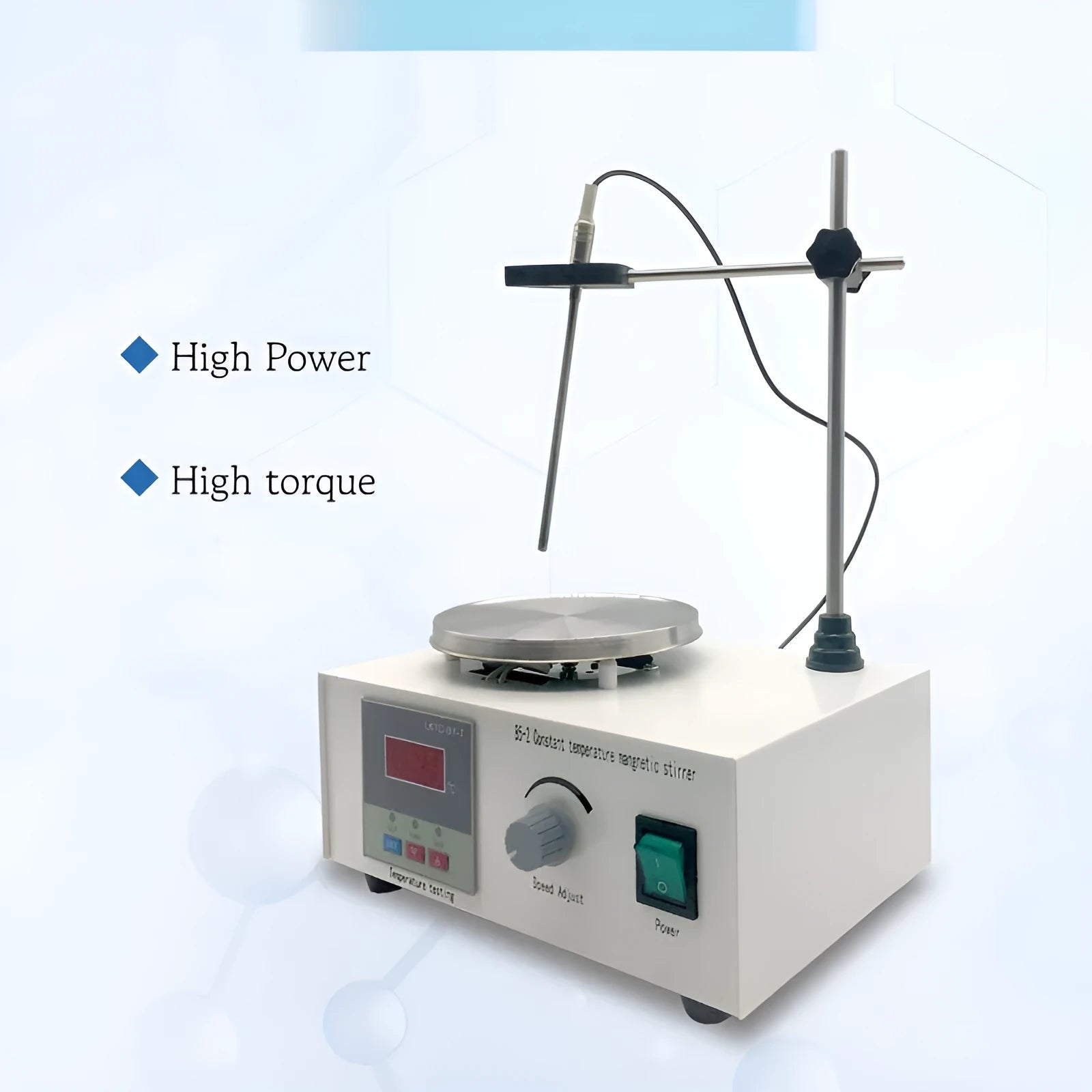 XLD-85-2 digital display constant temperature heating magnetic stirrer laboratory analyzer front view