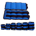 Pair of Oxford cloth legging sandbags for track and field training in six weight options