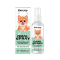 120ml bottle of mint pet oral spray with chlorhexidine for dog and cat dental care.