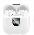 A18 wireless Bluetooth headset in-ear noise reduction with digital display, 10m range, PC ABS body, black or white