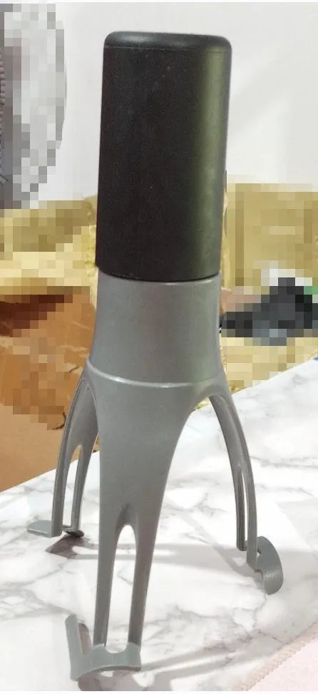 Uutensil Stirr automatic cooking mixer device in green colour showing 22 cm portable design for pot stirring