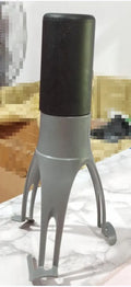 Uutensil Stirr automatic cooking mixer device in green colour showing 22 cm portable design for pot stirring