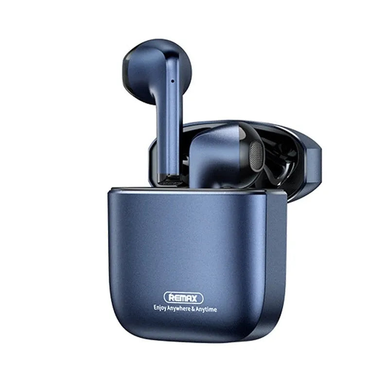 REMAX AlloyBuds 1 black true wireless earbuds with charging case ENC noise reduction 13mm driver