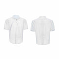 Men's loose short sleeve t-shirt with tie stitching and metal tassel, nylon spandex, black white blue, M L XL