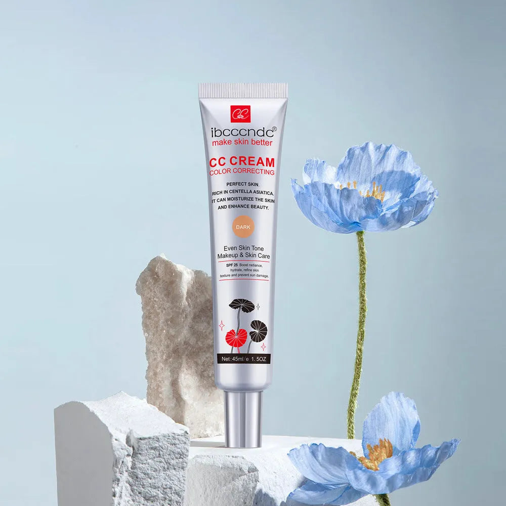 Erborian Centella Asiatica CC cream tube in dark and light colour correcting shades.