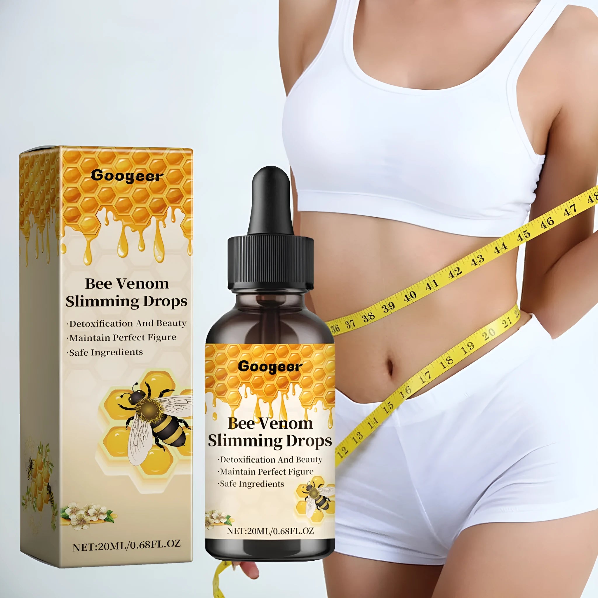 20ml Body Care Drops Light Body Shape kit bottle for skin moisturising