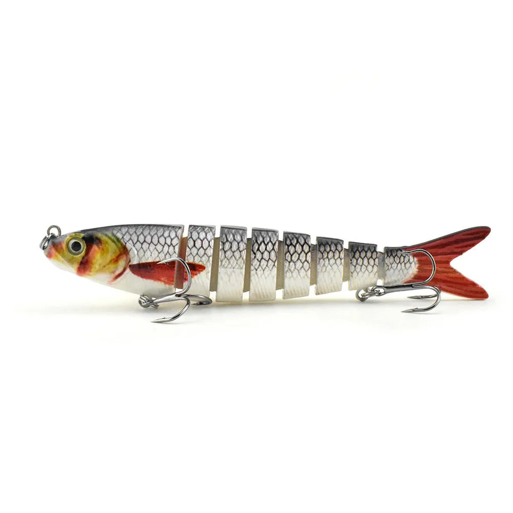 133mm bionic hard bait fishing lure in a fish shape, showing colour options.