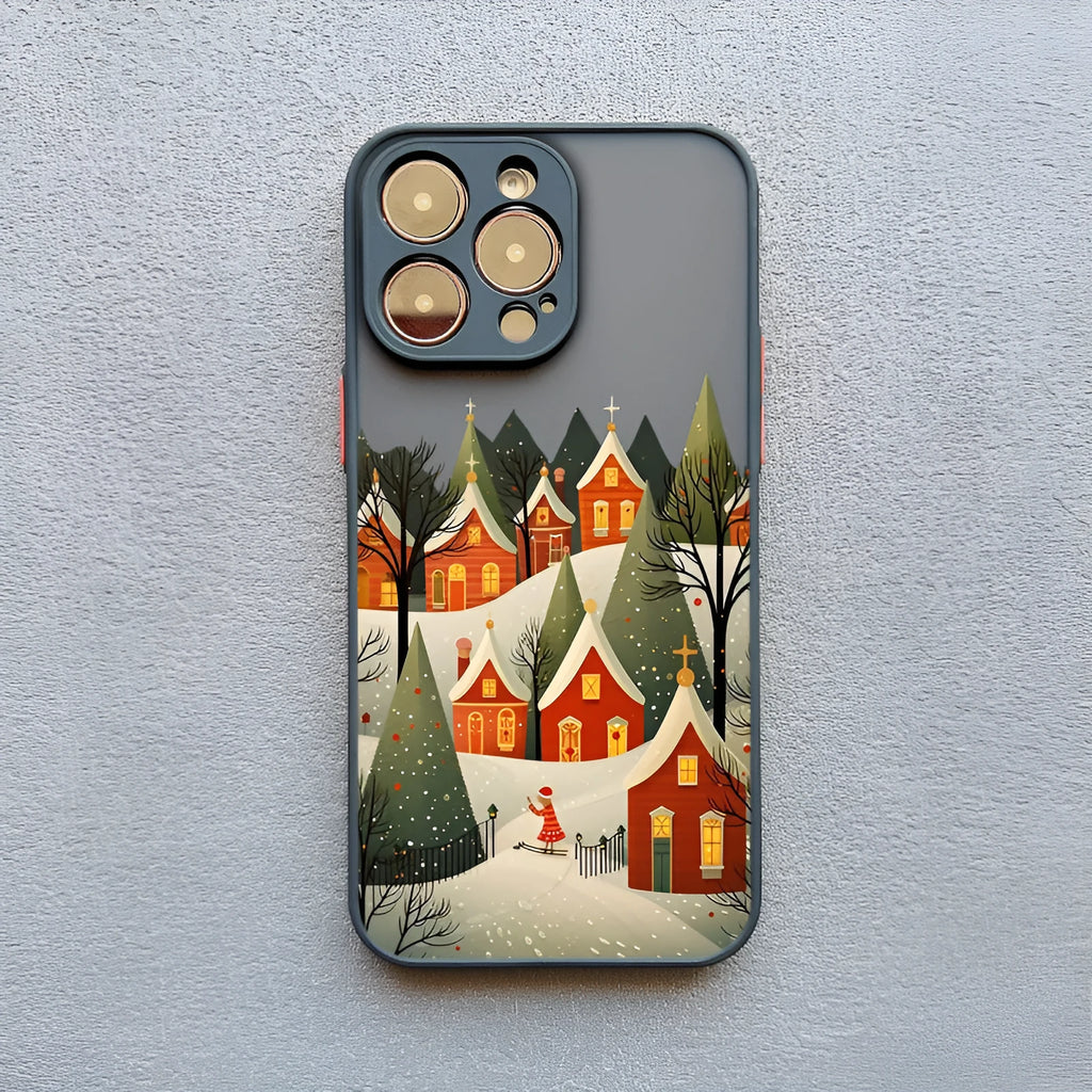 Forest Snow Advanced Green hard PC phone case for Apple iPhone