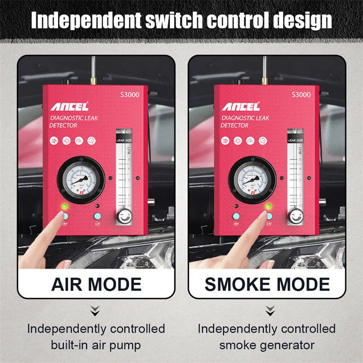 S3000 car smoke detector vacuum leak tool for automotive diagnostic use
