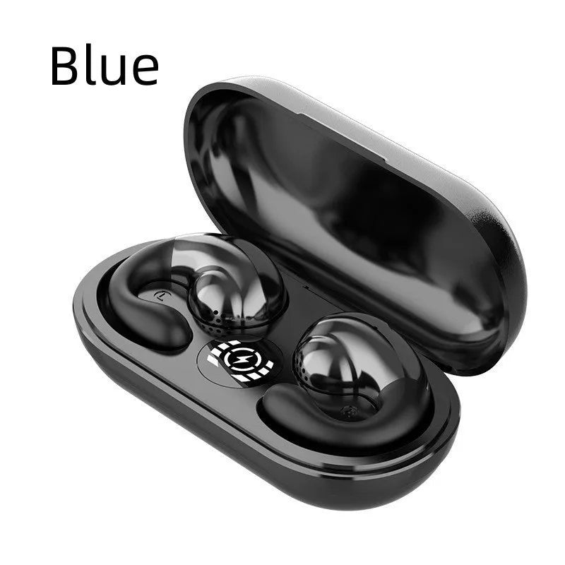 Wireless Bluetooth sports headphones with ear clip design in five colour options