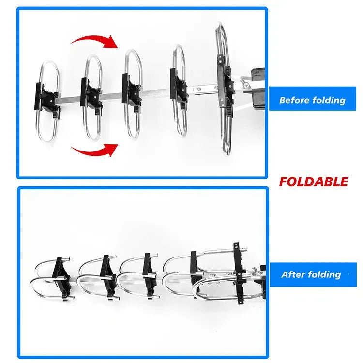 GR-1002 outdoor rotatable high gain digital television antenna for UHF reception