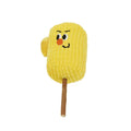 Polio wood corn cob shaped cat chew toy for dental cleaning with catnip, 15cm long