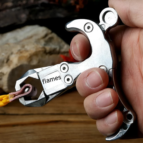 Zinc alloy archery release aid with two-axis harpoon clip mechanism for compound bows