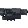 NV300 black infrared digital night vision telescope with 40mm lens, rubber coating, and storage bag.