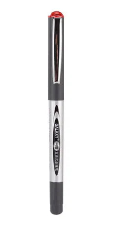 Plastic water-based quick-drying signature pen with 0.5mm fine tip, shown in a pack of 12.