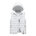 Men's Korean slim trendy vest in black, thick polyester with cotton filling, slim fit, casual style