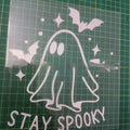 Halloween ghost bat reflective car body sticker 20x18.1cm nine colour options vinyl decal