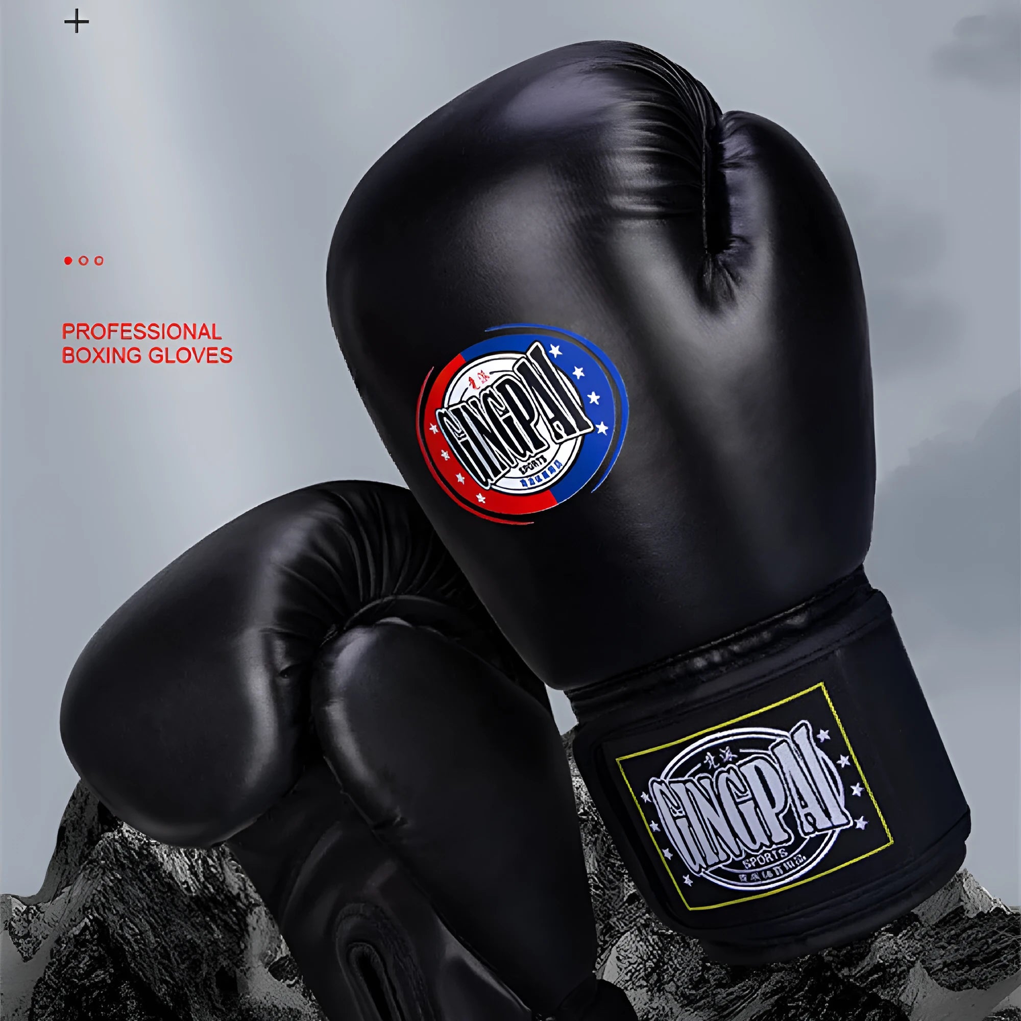 Professional training boxing gloves in multiple colours and sizes for martial arts and fitness