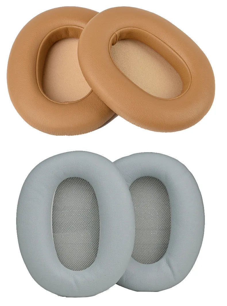 Black protein skin ear cushion replacement for Walker W820BT headphones oval shape