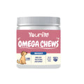 Fish Oil Chewing softgels bottle with 120 capsules dietary supplement