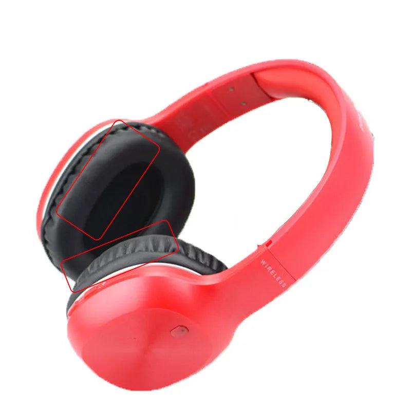 Black protein skin ear cushion replacement for Walker W820BT headphones oval shape
