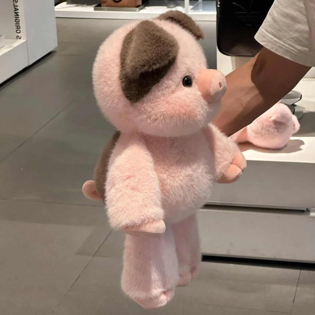 Cubs Little Fragrant Pig plush toy 45cm polyester stuffed animal standing on plain background