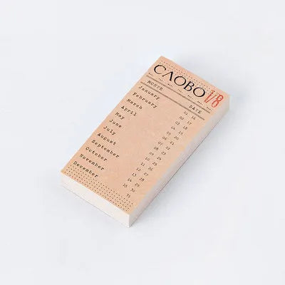 Creative Vintage Writable Pad City Notes notebook with 100 pages, small size 40mm x 80mm, Gift Shop cover design, in opp bag
