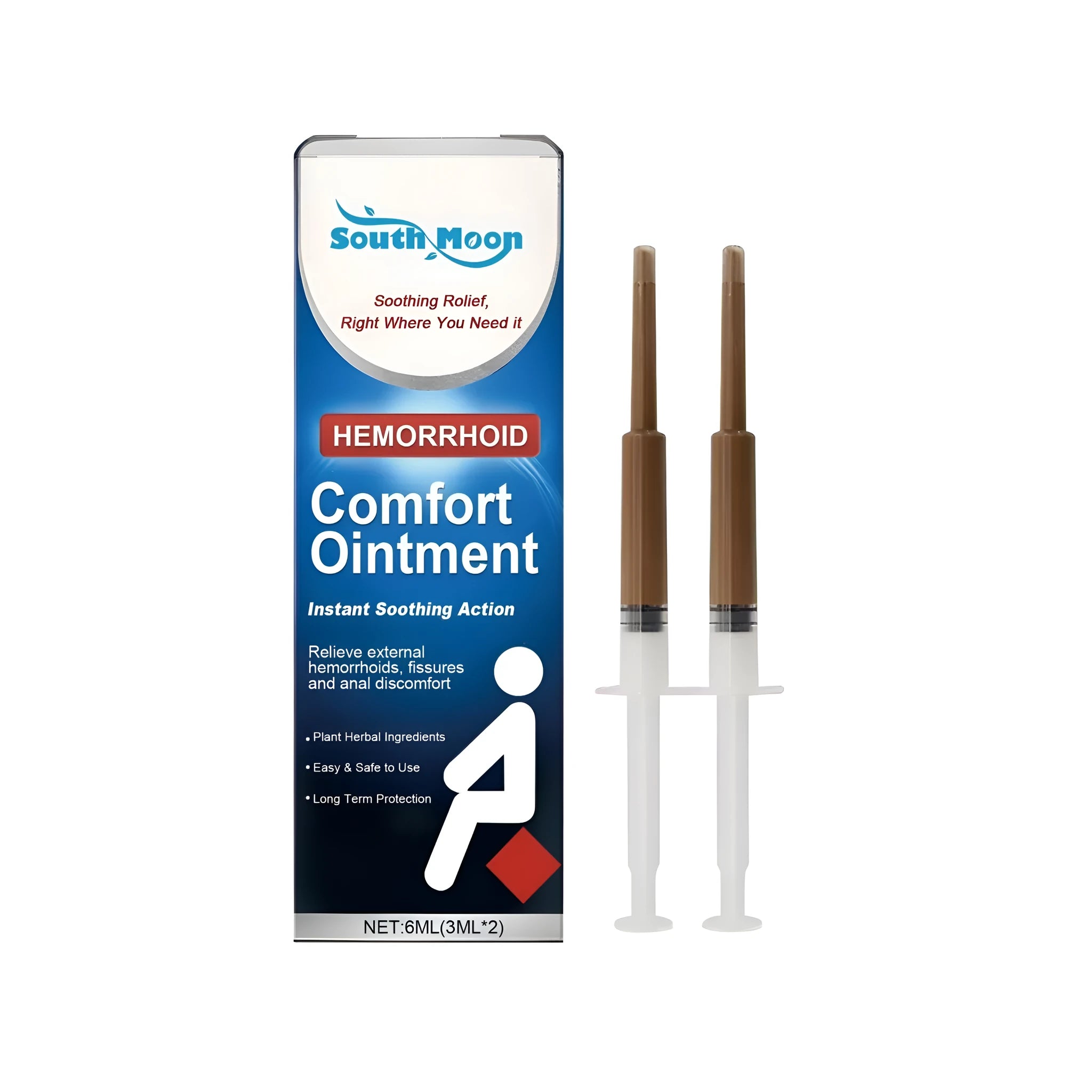 Perianal Antibacterial Soothing Gel 4g twin pack with herbal active ingredients