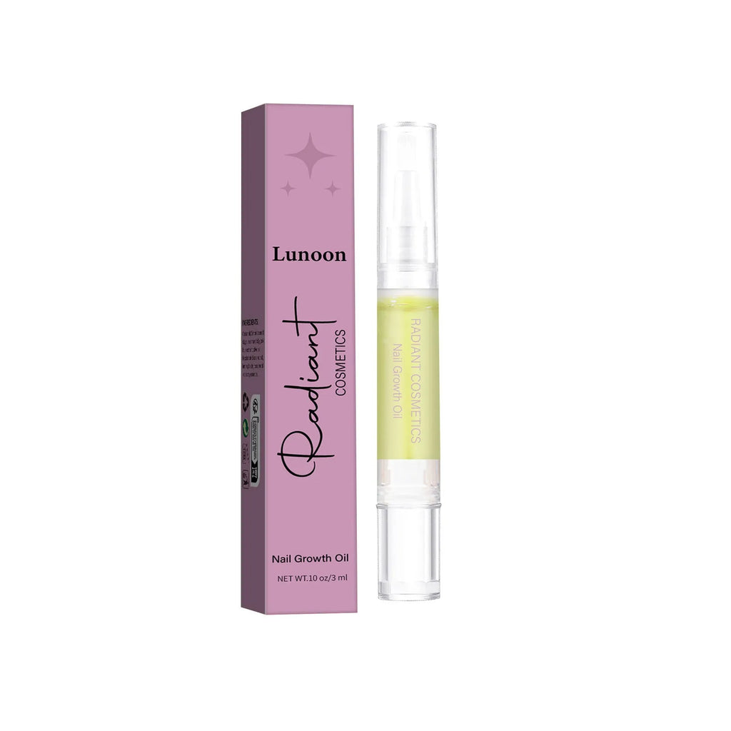3ml nail growth care oil treatment bottle with brush applicator for cuticle and nail moisturising