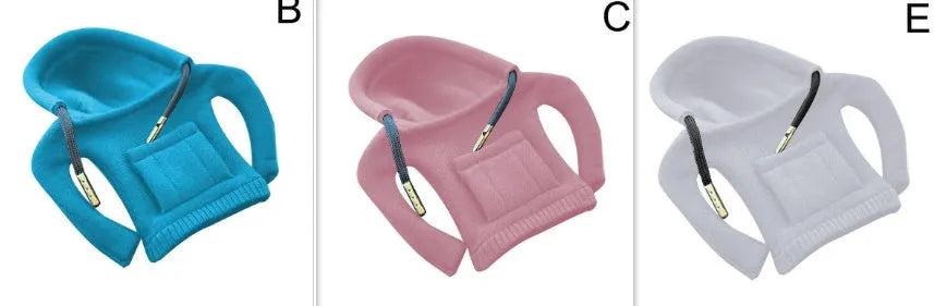 Cloth gear shift knob hoodie cover in multiple colours with 13x8cm dimensions