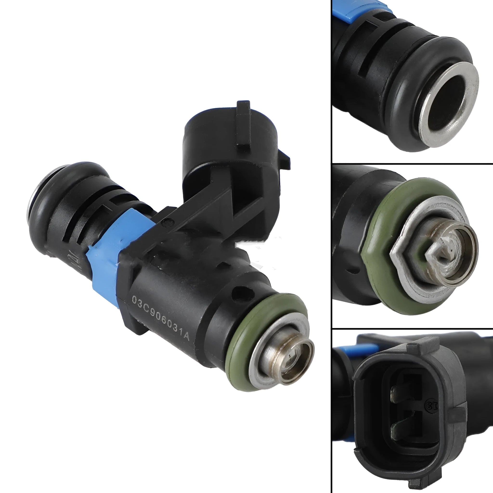 Fuel injector nozzle 03C906031A 04E906031F for Volkswagen Skoda Seat, ABS construction