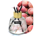 Creative glass bottle car perfume ornament for loose incense automotive decoration.