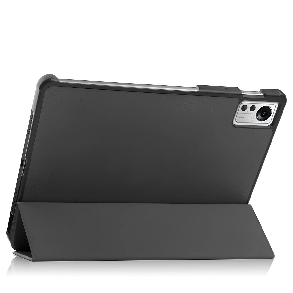 Black ultra thin protective case for Xiaomi Tablet 5 Pro 12.4, PU and PC shell, 290x190x11mm