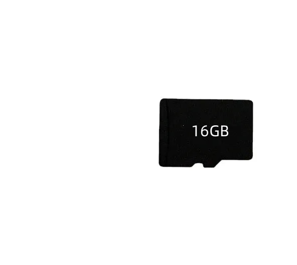 Black plastic HD clip-on magnetic recorder with back clip for video and photo taking, shown with 16GB memory card option