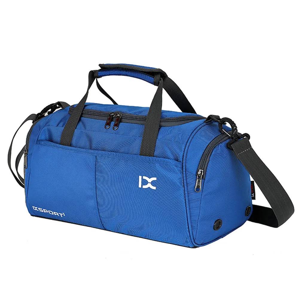 Fashion portable yoga sports bag in polyester solid colour, 39x19x23 cm, unisex design for travel