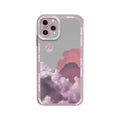 Sunset clouds design iPhone case with starry sky pattern on TPU material