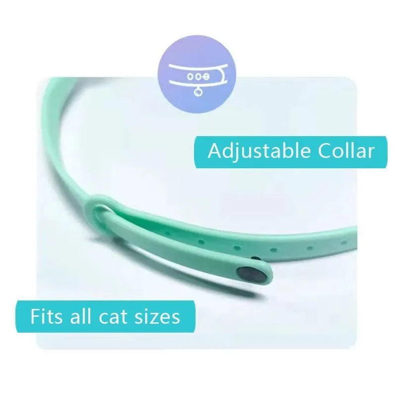 Smart USB charging laser cat collar in monochrome graphic colour made of PC and TPC materials