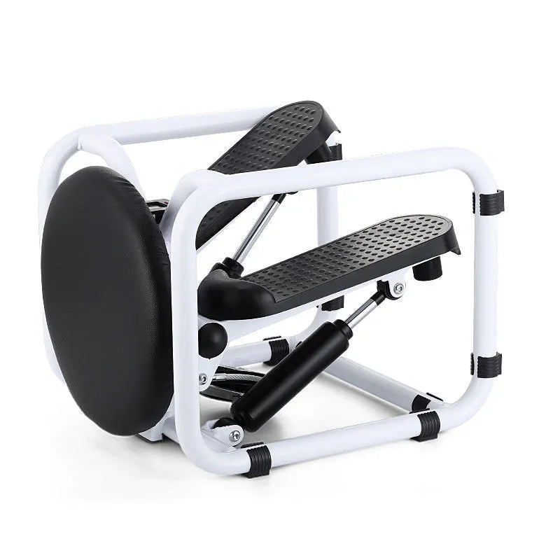 Black hydraulic elliptical jogging machine for home fitness with compact 44x36x33 cm size and 150kg load capacity