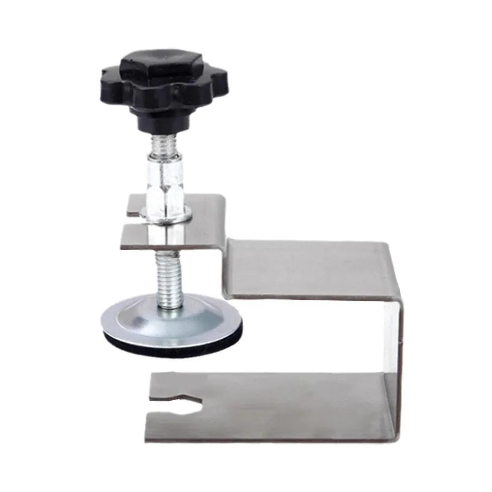 Drawer panel fixing clip with stainless steel and galvanized metal options for wood board mounting