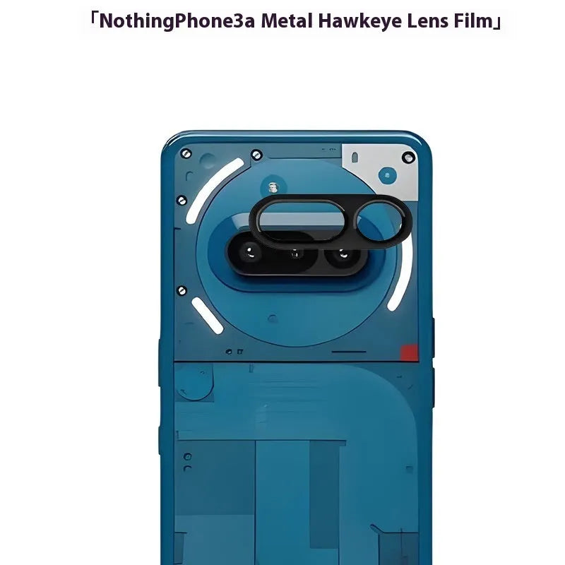 Tempered glass lens protective film for Nothing Phone 3a with anti-fingerprint HD clarity