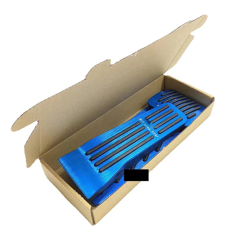 Mazda CX-5 blue aluminium alloy accelerator brake footrest pedal set of three pieces