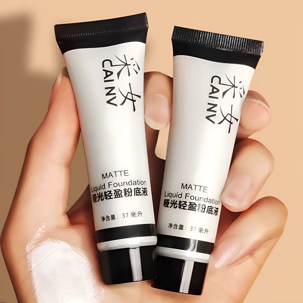 Pure white stage makeup concealer foundation cream with oil control and waterproof formula, W5 White shade.
