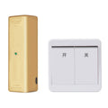 Wireless light switch remote control with voice function for UK 2-gang electrical fittings