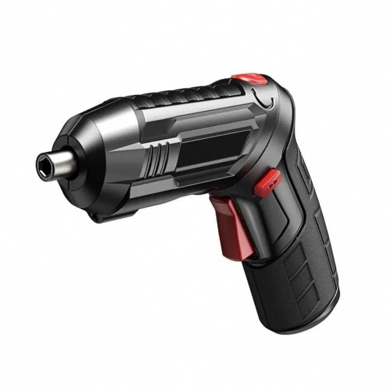 Cordless lithium electric screwdriver and utility bag set for home DIY projects