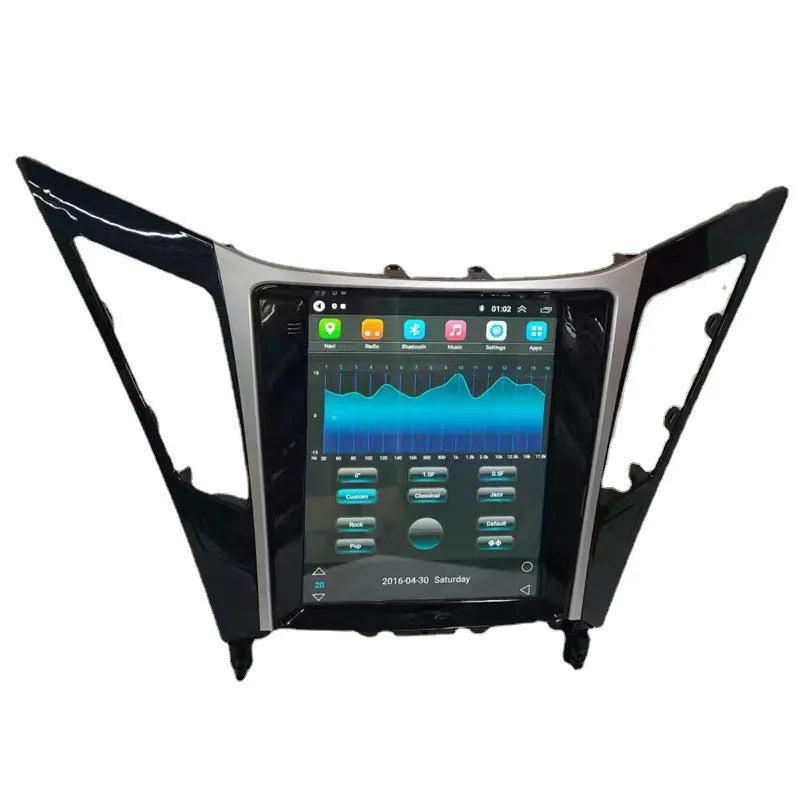 Vertical 9.7-inch Android car navigation touchscreen for 2008 Hyundai Sonata