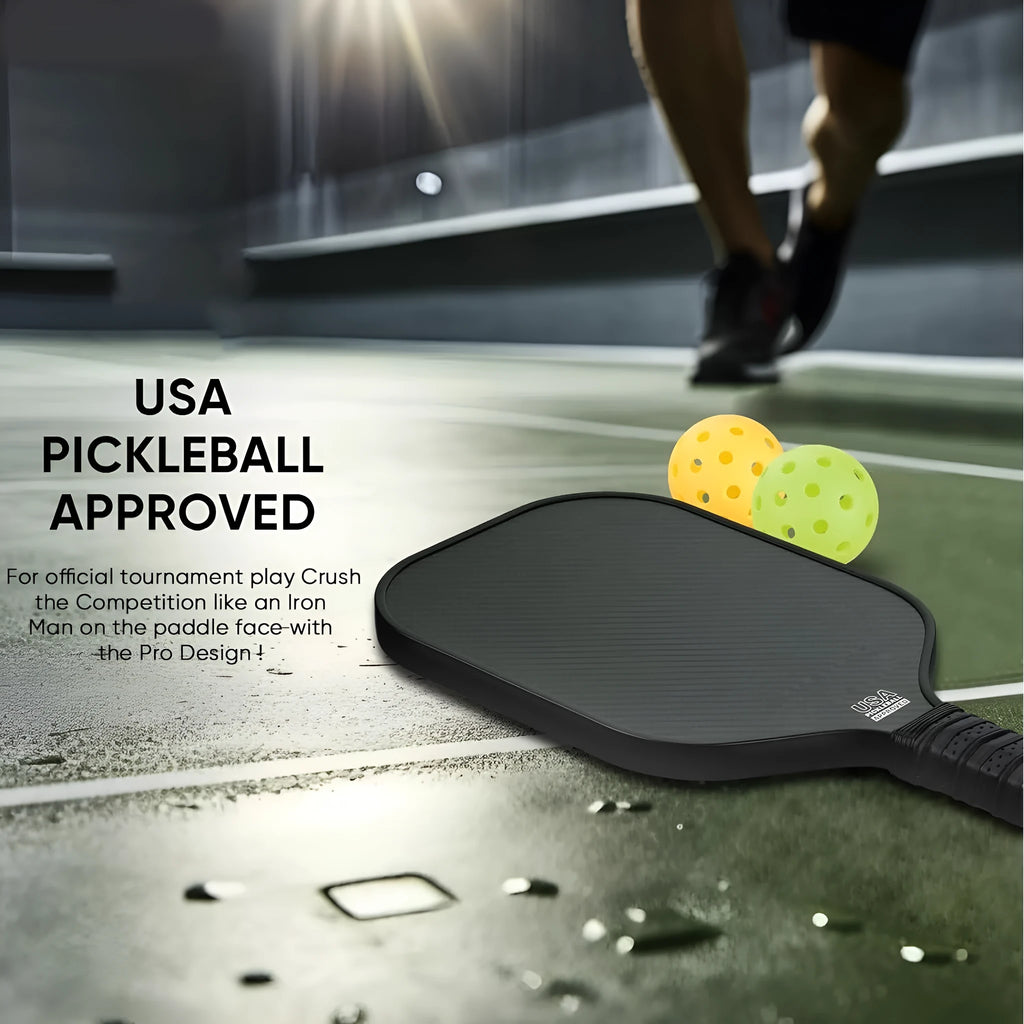 3K full carbon fibre beach racket in black or orange with graphite carbon honeycomb surface measuring 40x20cm
