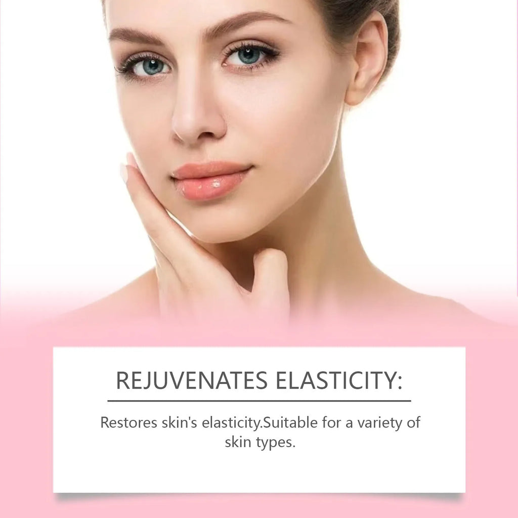 Glowing Skin Rejuvenation Mask with collagen and rice extract, includes application brush